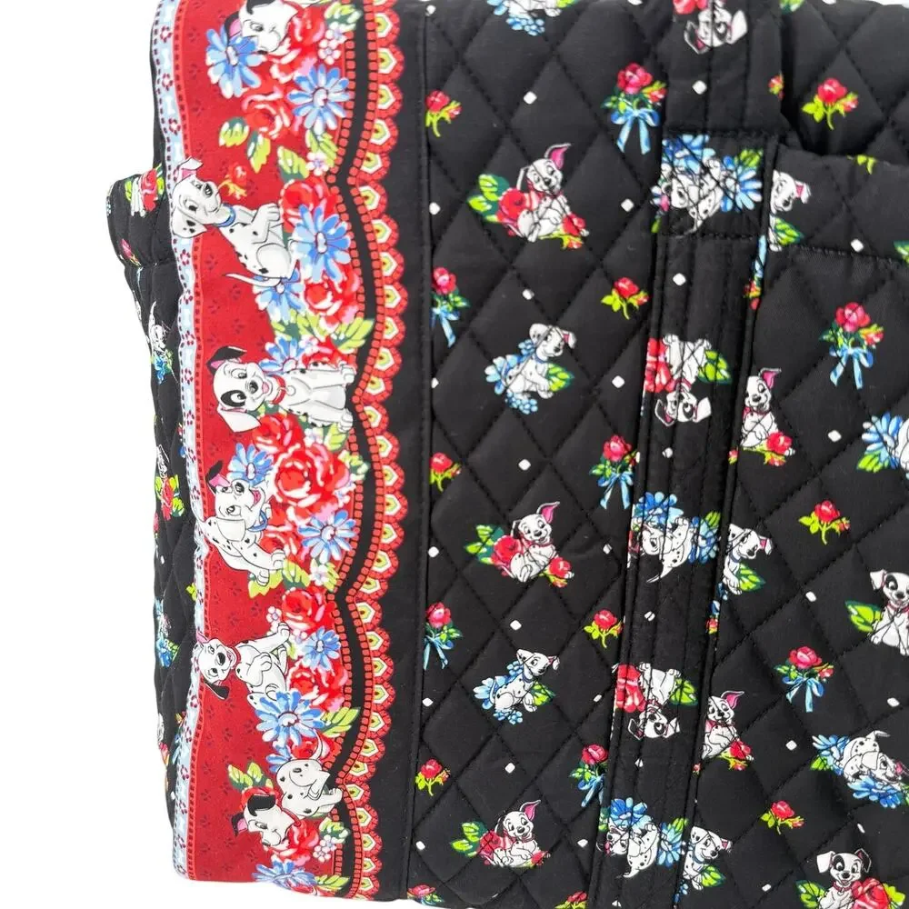 Vera Bradley Disney Large Original Duffel Bag 101 Dalmations Quilted Cotton